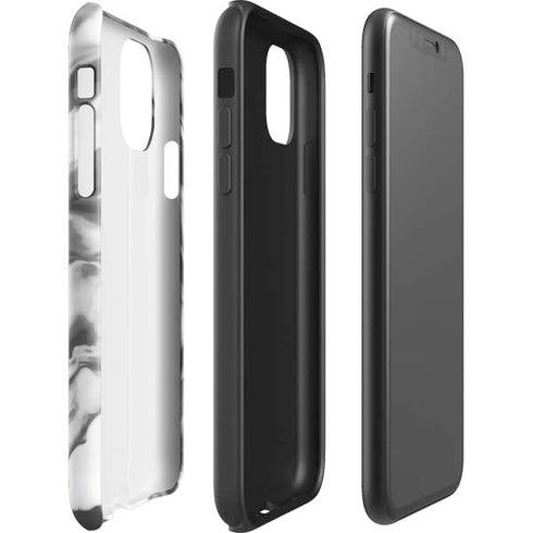 Grey Marble Ink iPhone 11 Impact Case