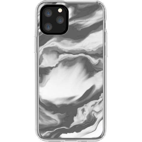 Grey Marble Ink iPhone 11 Pro Clear Case