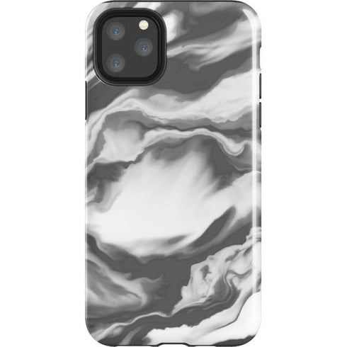 Grey Marble Ink iPhone 11 Pro Max Impact Case