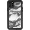 Grey Marble Ink iPhone 11 Pro Max Waterproof Case