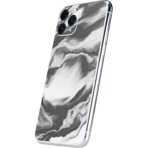 Grey Marble Ink iPhone 11 Pro Skin