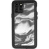 Grey Marble Ink iPhone 11 Pro Waterproof Case