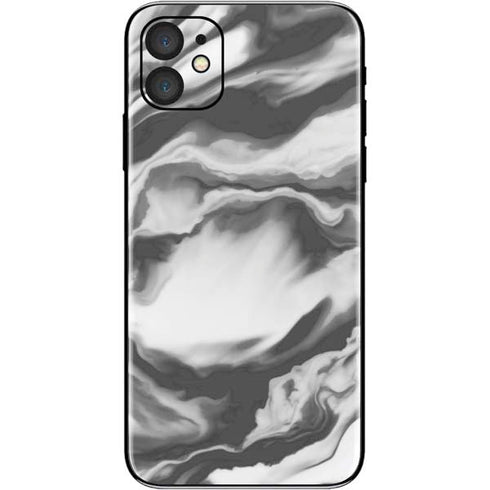 Grey Marble Ink iPhone 11 Skin