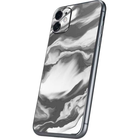 Grey Marble Ink iPhone 11 Skin