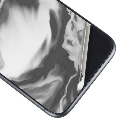 Grey Marble Ink iPhone 11 Skin