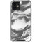 Grey Marble Ink iPhone 12 Mini Clear Case