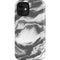 Grey Marble Ink iPhone 12 Mini Impact Case
