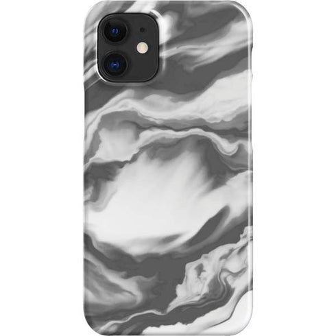 Grey Marble Ink iPhone 12 Mini Lite Case