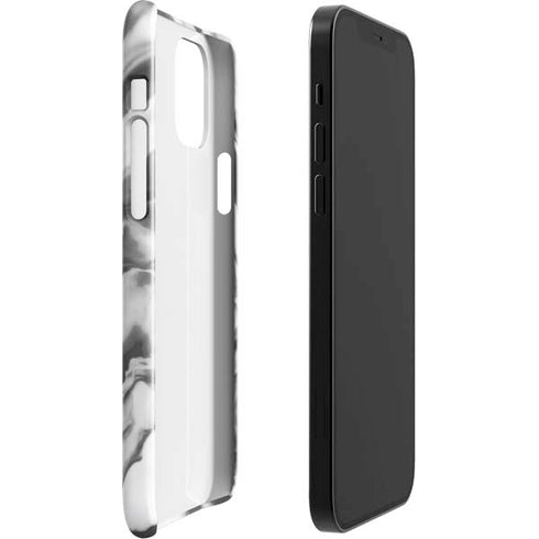 Grey Marble Ink iPhone 12 Mini Lite Case