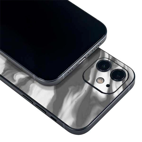 Grey Marble Ink iPhone 12 Mini Skin