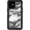 Grey Marble Ink iPhone 12 Mini Waterproof Case