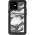 Grey Marble Ink iPhone 12 Mini Waterproof Case
