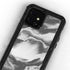 Grey Marble Ink iPhone 12 Mini Waterproof Case