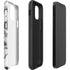 Grey Marble Ink iPhone 12 Pro Impact Case