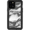 Grey Marble Ink iPhone 12 Pro Max Waterproof Case