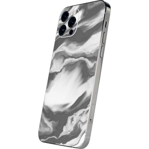 Grey Marble Ink iPhone 12 Pro Skin