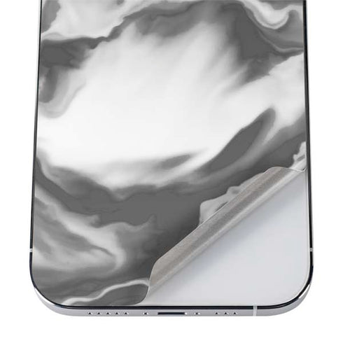 Grey Marble Ink iPhone 12 Pro Skin