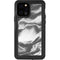 Grey Marble Ink iPhone 12 Pro Waterproof Case