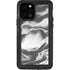 Grey Marble Ink iPhone 12 Pro Waterproof Case