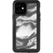 Grey Marble Ink iPhone 12 Waterproof Case