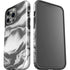 Grey Marble Ink iPhone 13 Pro Impact Case