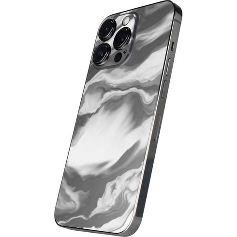 Grey Marble Ink iPhone 13 Pro Max Skin