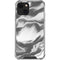 Grey Marble Ink iPhone 14 Clear Case