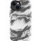 Grey Marble Ink iPhone 14 Plus Impact Case