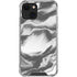 Grey Marble Ink iPhone 14 Plus Clear Case