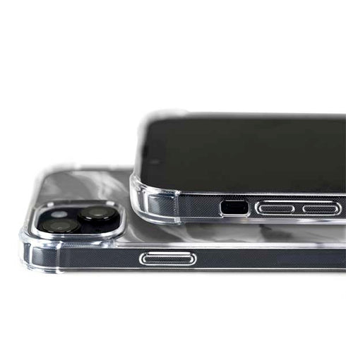 Grey Marble Ink iPhone 15 Plus MagSafe Case