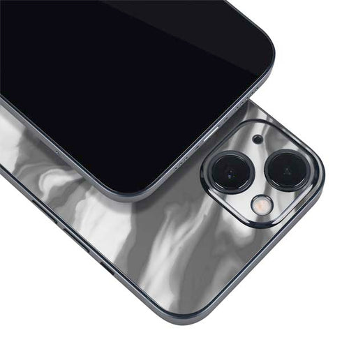 Grey Marble Ink iPhone 14 Plus Skin