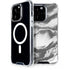 Grey Marble Ink iPhone 15 Pro MagSafe Case