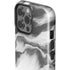 Grey Marble Ink iPhone 15 Pro Max Impact Case