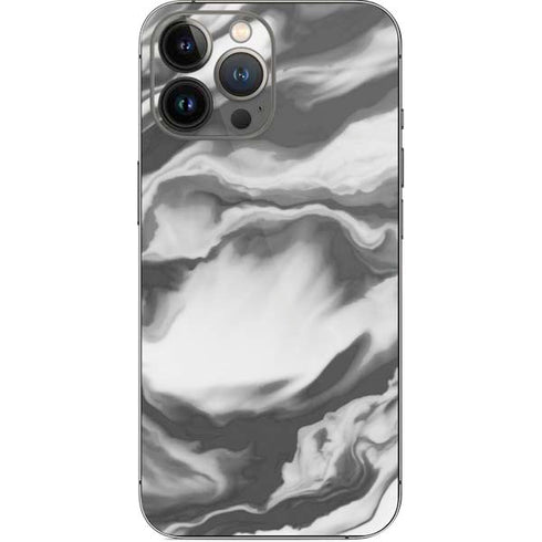 Grey Marble Ink iPhone 14 Pro Max Skin