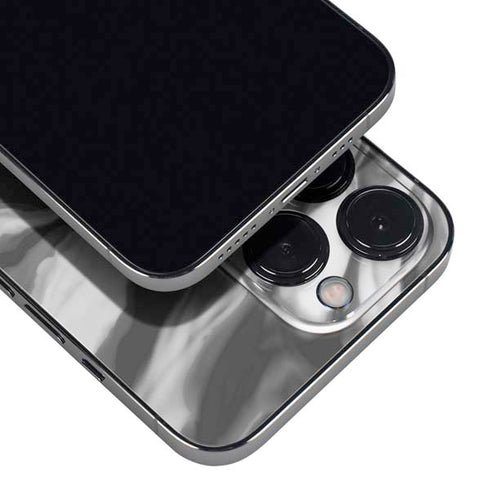 Grey Marble Ink iPhone 15 Pro Skin