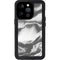 Grey Marble Ink iPhone 14 Pro Waterproof Case