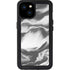 Grey Marble Ink iPhone 15 Plus Waterproof Case