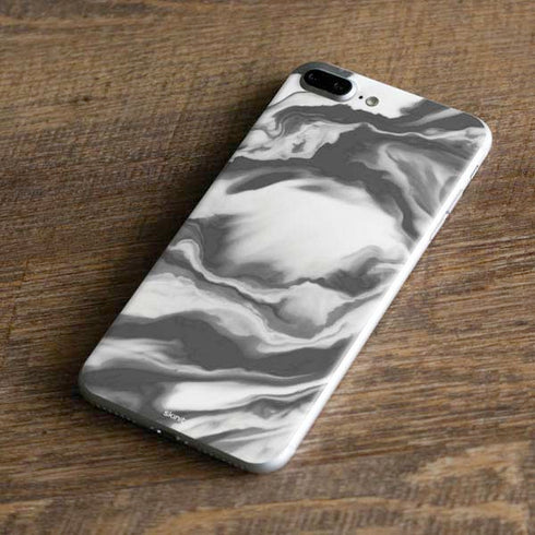 Grey Marble Ink iPhone 7 Plus Skin