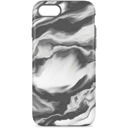 Grey Marble Ink iPhone 8 Pro Case