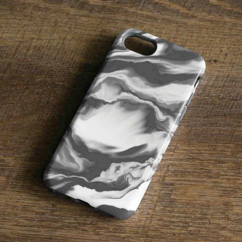 Grey Marble Ink iPhone 8 Pro Case
