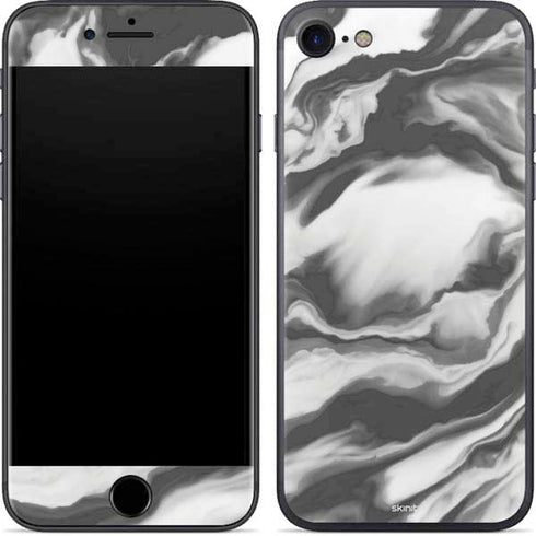 Grey Marble Ink iPhone 8 Skin