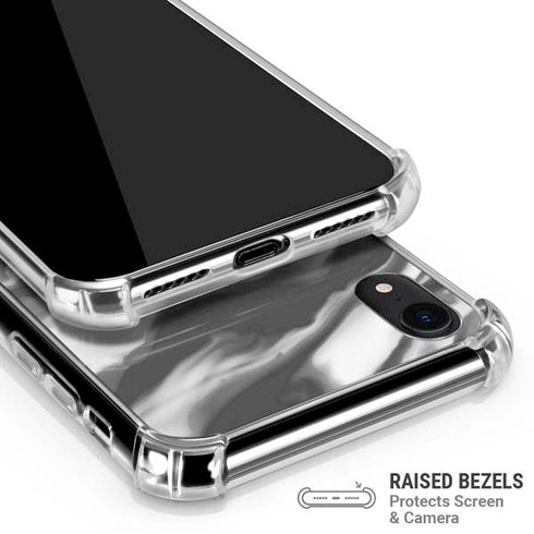 Grey Marble Ink iPhone XR Clear Case