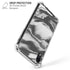 Grey Marble Ink iPhone XR Clear Case