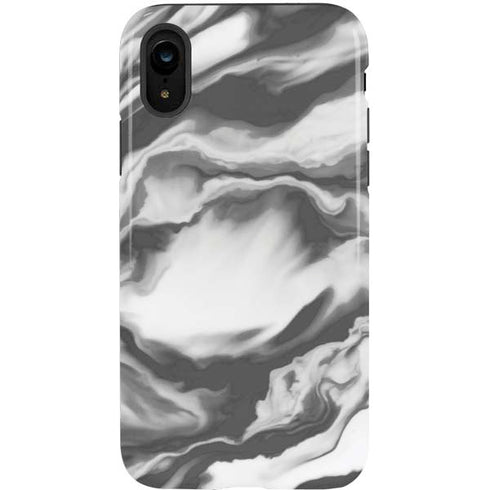 Grey Marble Ink iPhone XR Pro Case