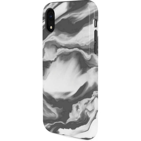 Grey Marble Ink iPhone XR Pro Case