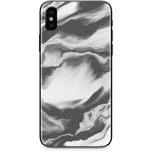 Grey Marble Ink iPhone XS Max Skin