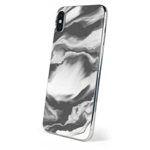 Grey Marble Ink iPhone XS Max Skin