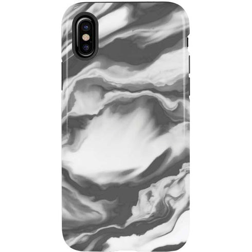 Grey Marble Ink iPhone XS Pro Case