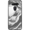 Grey Marble Ink LG K51/Q51 Clear Case