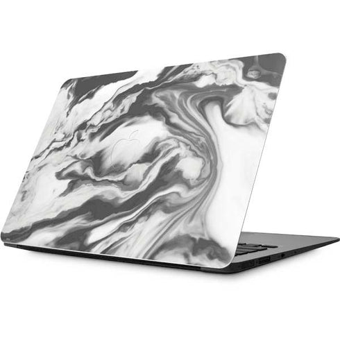 Grey Marble Ink Apple MacBook Skin